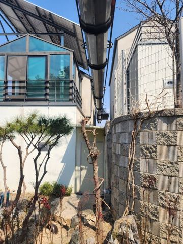 스카이차 작업 현장 사진