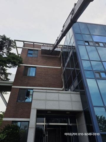 서북구 성환읍 H빔 페인트 로라 작업 사진